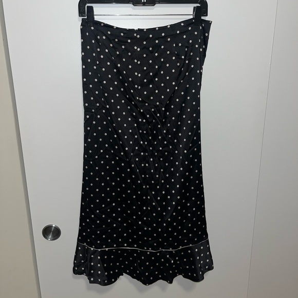 Ganni Dufort Silk Polka Dot Ruffle Skirt - Picture 7 of 7